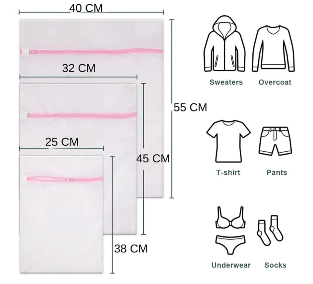 LAUNDRY WASHING NET BAG