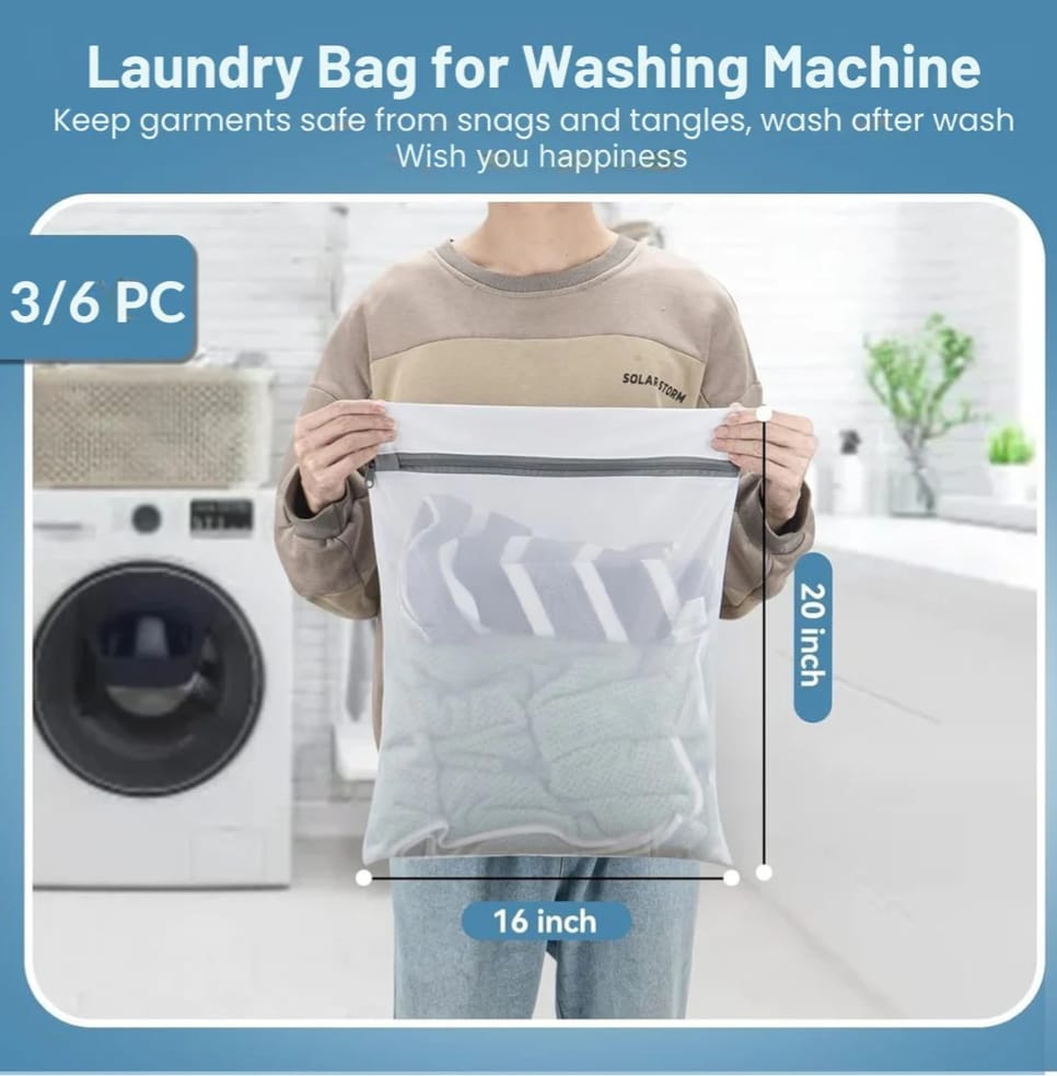LAUNDRY WASHING NET BAG